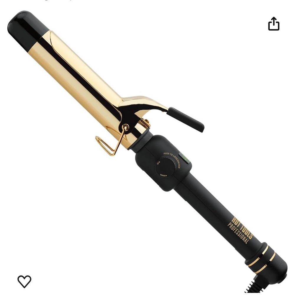 Hot tools professional curling iron 1-¼ gold
